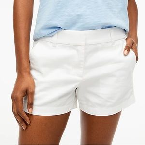 Express Design Studio Midrise White Shorts